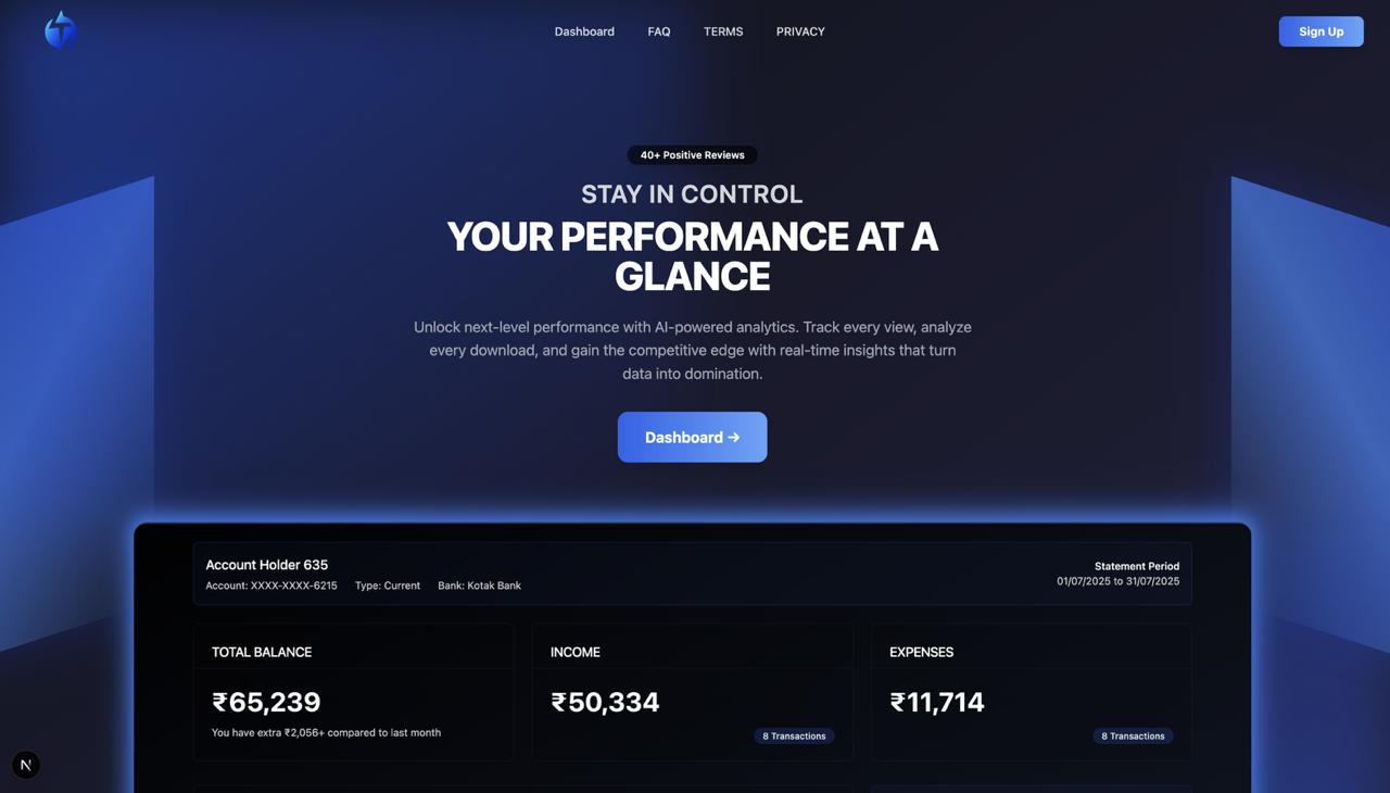 Twinance — Banking & Financial Dashboard